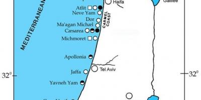 Karta Izraela luka