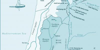 Karta rijeke Izraela 