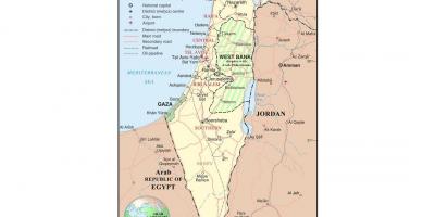 Karta Izraela zračne luke
